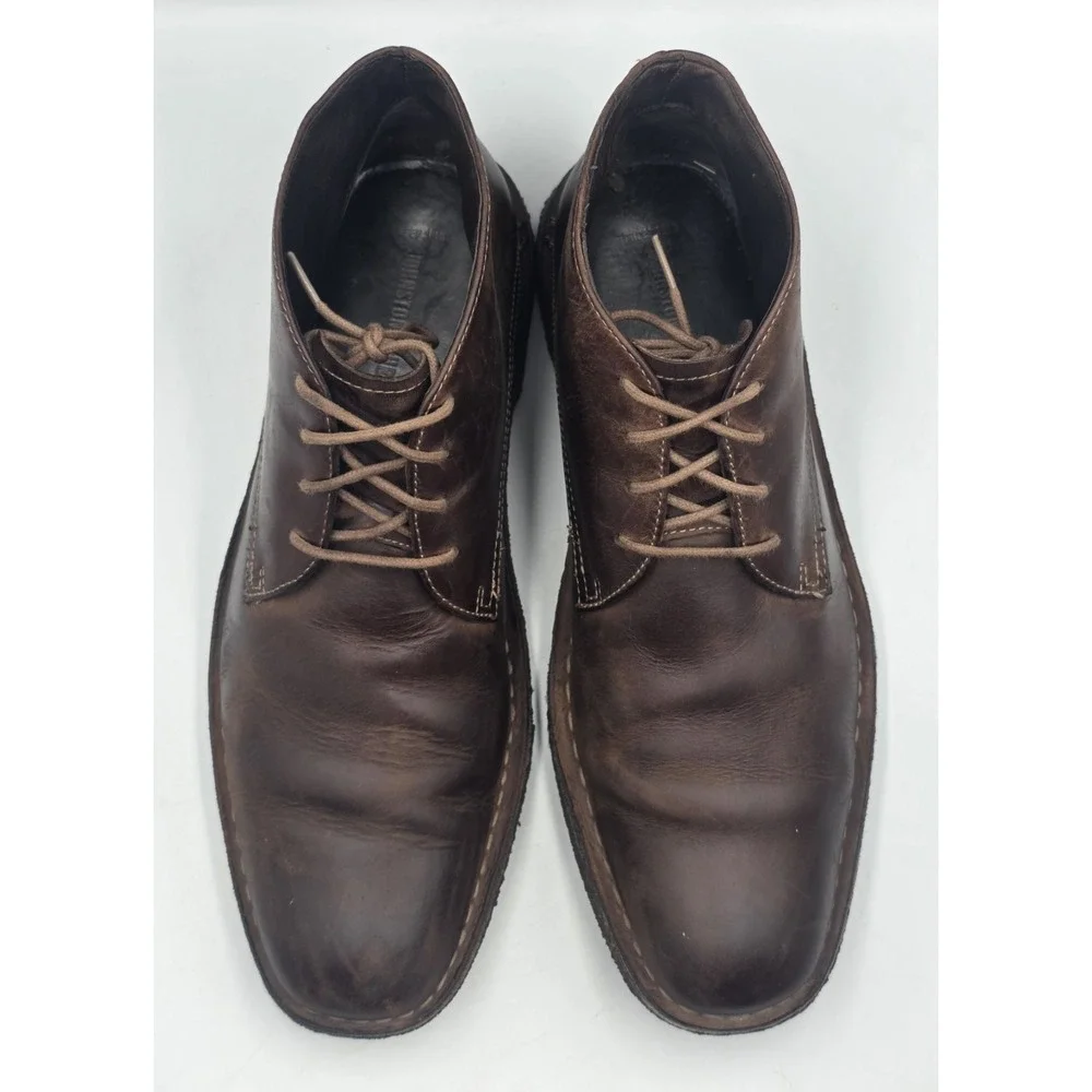 Johnston & Murphy Copeland Chukka Boots Men's 13M Leather Brown 25-0142